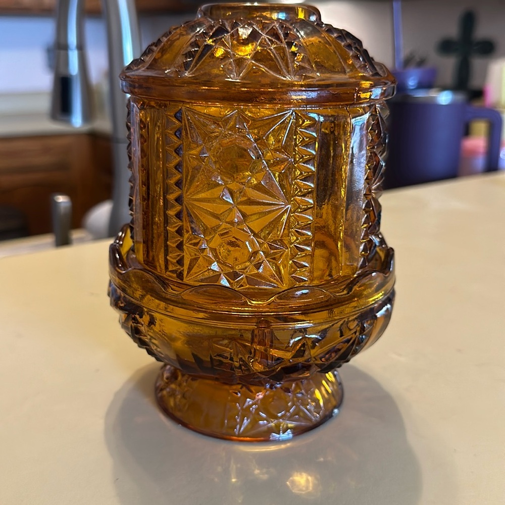Fairy lamp amber